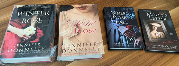 Books 2 and 3 in the Tea Rose Series and 2 novellas.
