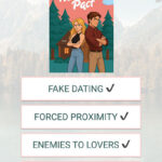 List-style pin with each trope as a bullet point + book cover thumbnail.