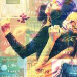 Collage of family sage book covers and sibling image