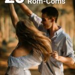 Couple dancing with the text overlay - 20 Outstanding Rom-coms You Need To Read