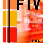 Close up of the book Five by Ilona Bannister and a color palette