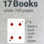 Playing Card Reading Challenge: 17 Books under 200 pages. 4 Diamonds: Read a book under 200 pages