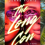 The Long Con Book Cover with palm trees in the background