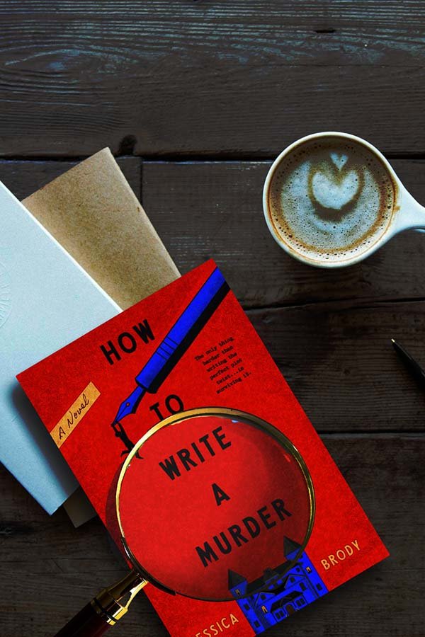 How To Write A Murder flatlay