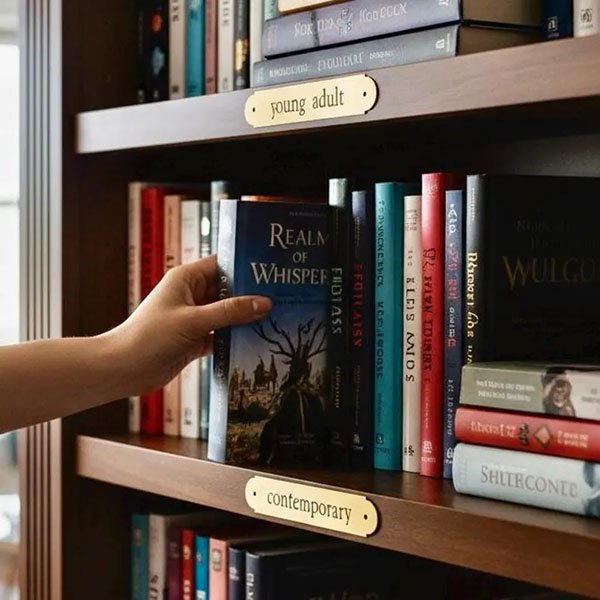 Brass Library Plaques