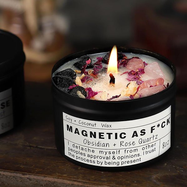 Burning candle